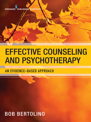cover image of Effective Counseling and Psychotherapy